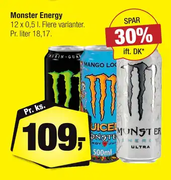 Calle Monster Energy tilbud