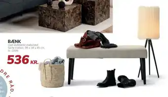 Daells Bolighus BÆNK tilbud