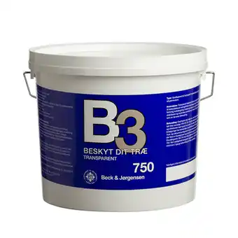 B&J 750 B3 Træbeskyttelse Transparent Vandig 2,7 liter