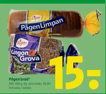 Coop 365 Pågen brød tilbud