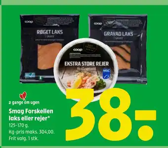 Coop 365 Smag Forskellen laks eller rejer tilbud