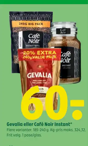 Coop 365 Gevalia eller Café Noir Instant tilbud
