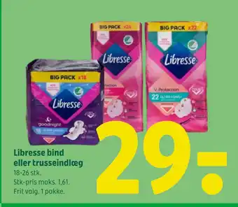 Coop 365 Libresse bind eller trusseindlæg tilbud
