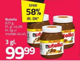 Fleggaard Nutella tilbud