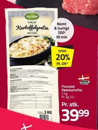Fleggaard Flensted flødekartofler tilbud