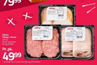 Fleggaard Delika Pålæg i Skiver tilbud