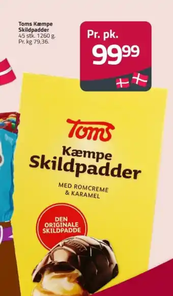 Fleggaard Toms Kæmpe Skildpadder tilbud