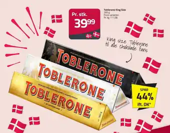 Fleggaard Toblerone King Size tilbud