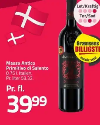 Fleggaard Masso Antico Primitivo di Salento tilbud