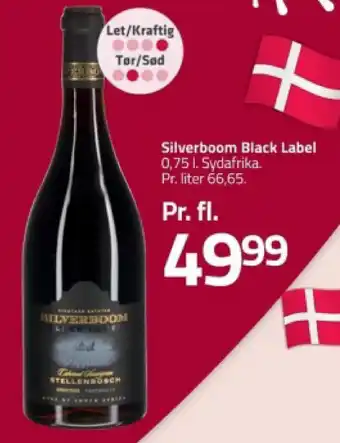 Fleggaard Silverboom Black Label 0,75 l. tilbud