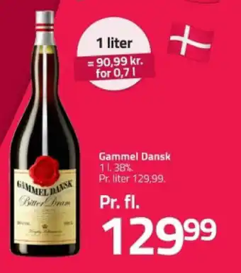 Fleggaard Gammel Dansk 1 l. tilbud