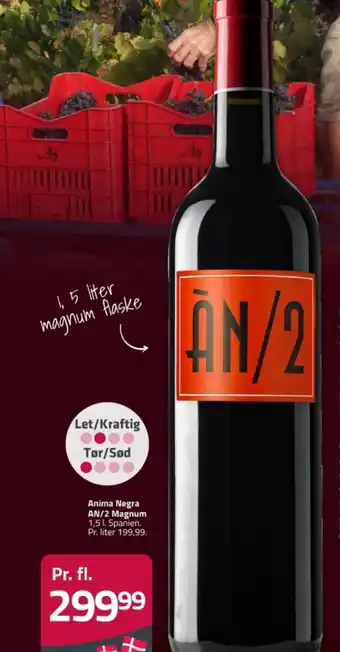 Fleggaard Anima Negra AN/2 Magnum 1.5 l. tilbud