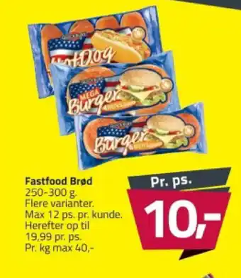 Fleggaard Fastfood Brød tilbud