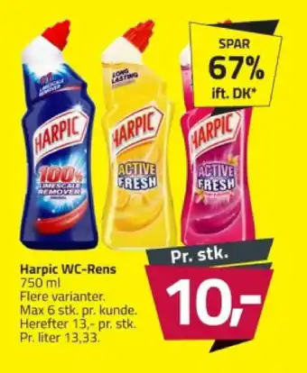 Fleggaard Harpic WC-Rens tilbud