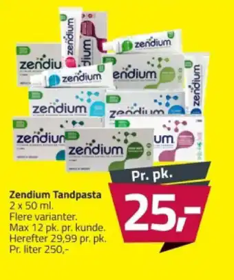 Fleggaard Zendium Tandpasta tilbud