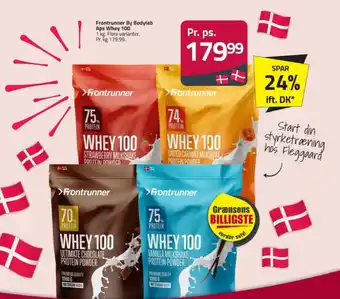 Fleggaard Frontrunner By Bodylab Aps Whey 100 tilbud