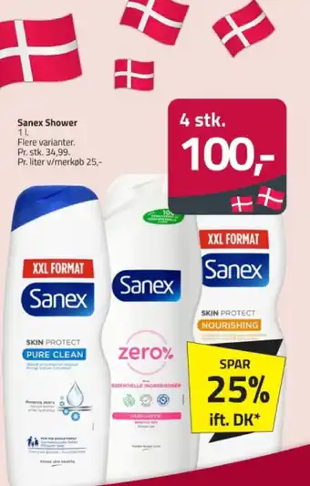 Fleggaard Sanex Shower tilbud