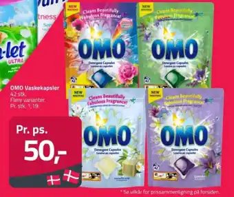 Fleggaard OMO Vaskekapsler tilbud