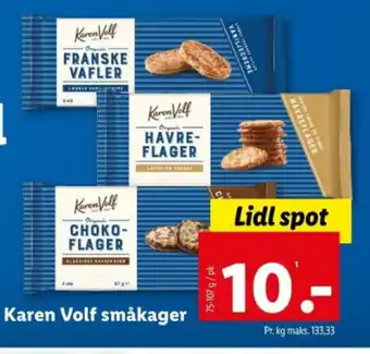 Lidl Karen Volf småkager tilbud