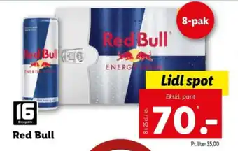 Lidl Red Bull tilbud
