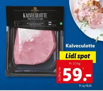 Lidl Kalveculotte tilbud