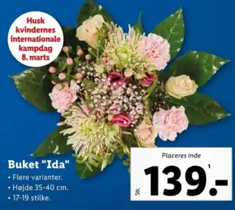 Lidl Buket "Ida" tilbud