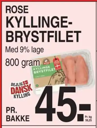 ABC Lavpris ROSE KYLLINGE-BRYSTFILET tilbud