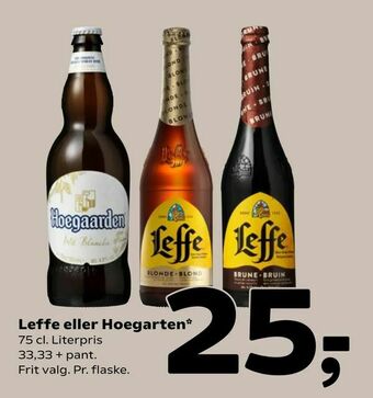Coop 365 Leffe eller Hoegarten tilbud