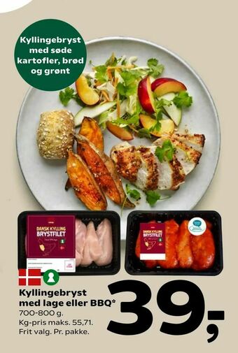 Coop 365 Kyllingebryst med lage eller BBQ tilbud