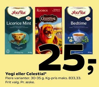 Coop 365 Yogi eller Celestial tilbud