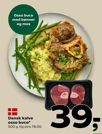 Coop 365 Dansk kalve osso buco tilbud