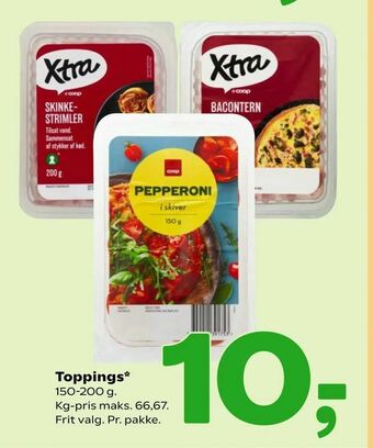 Coop 365 Toppings tilbud