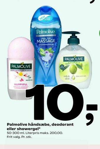 Coop 365 Palmolive håndsæbe, deodorant eller showergel tilbud