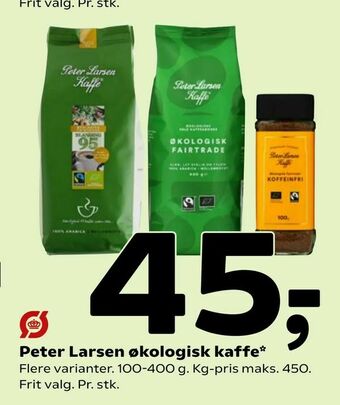 Coop 365 Peter Larsen økologisk kaffe tilbud