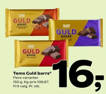 Coop 365 Toms Guld barre tilbud