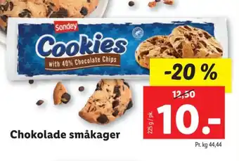 Lidl Chokolade småkager tilbud