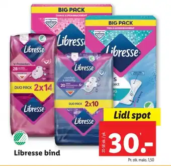 Lidl Libresse bind tilbud