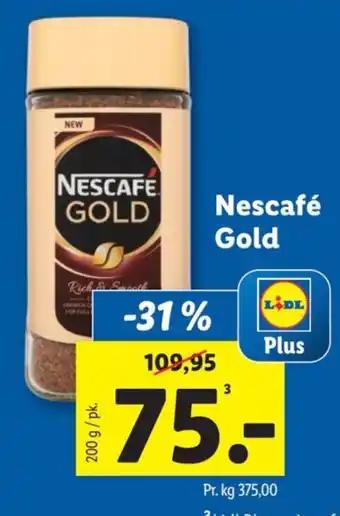 Lidl Nescafé Gold tilbud