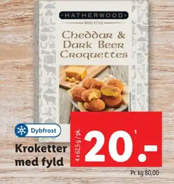 Lidl Kroketter med fyld tilbud
