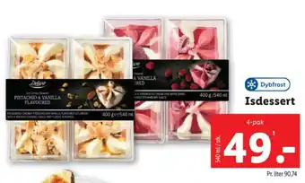 Lidl Deluxe Isdessert tilbud