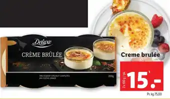 Lidl Deluxe Creme brulée tilbud