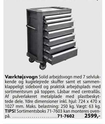 Værktøjsvogn