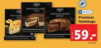 Lidl Deluxe Premium flødekage tilbud