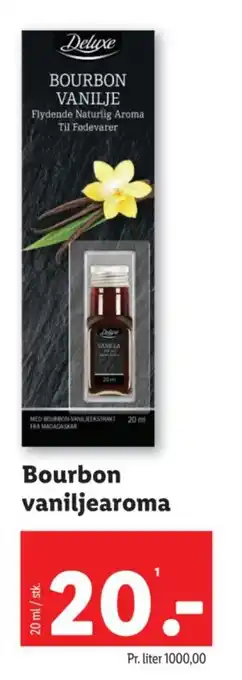 Lidl Deluxe Bourbon vaniljearoma tilbud