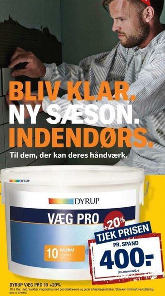 Stark Dyrup Væg Pro 10 +20% tilbud