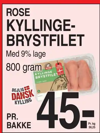 ABC Lavpris KYLLINGEBRYSTFILET tilbud