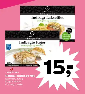 Kvickly Rahbek indbagt fisk tilbud