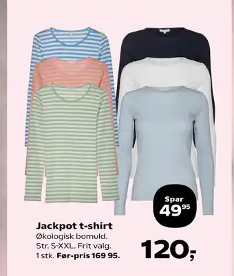 Kvickly Jackpot t-shirt tilbud