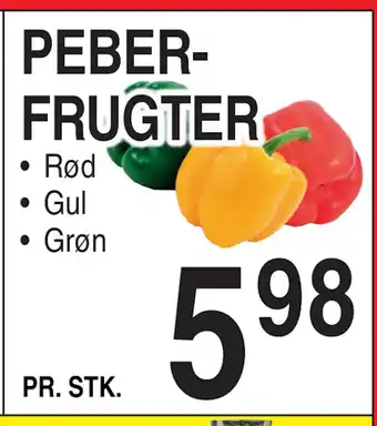 ABC Lavpris PEBERFRUGTER tilbud