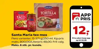 SuperBrugsen Santa Maria tex mex tilbud